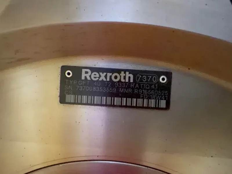 REXROTH HYDRAULIC REDUCTION GEAR  -  GFT 40 T2.9337