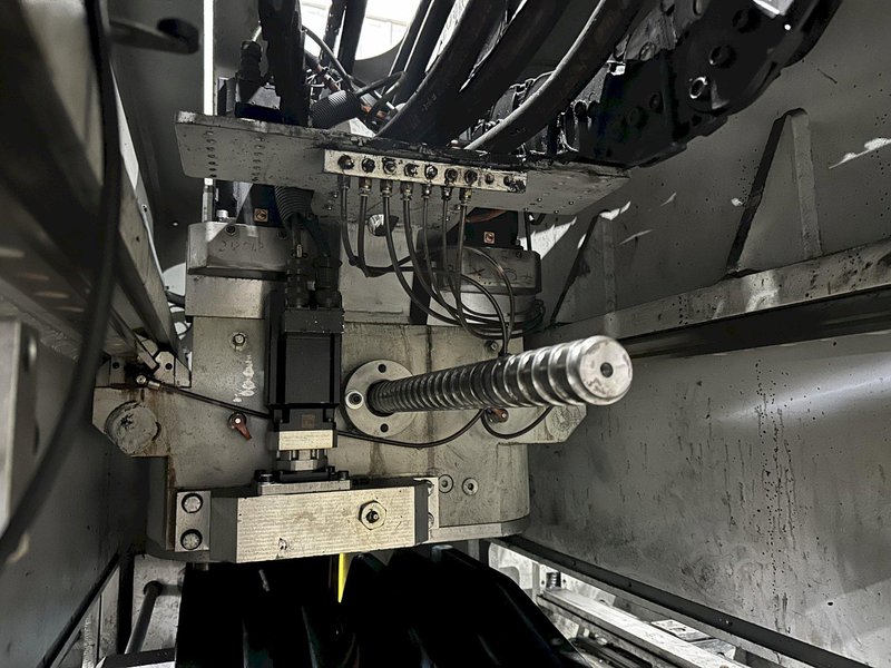 30&quot; x 14 GA DALCOS MODEL #PXN-800 AUTOMATIC COIL HYDRAULIC PUNCHING MACHINE: STOCK #20332