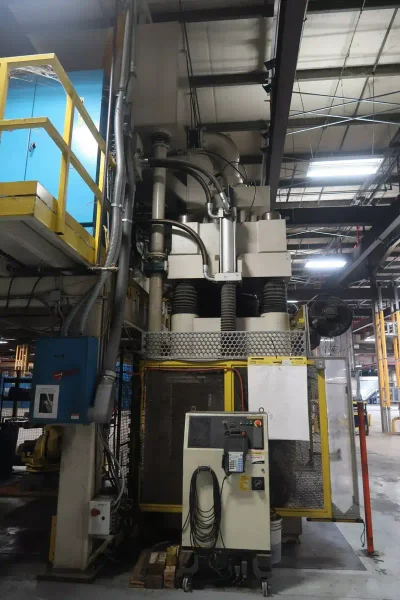 2017 Greenerd 4TA-900/700 - 60x60 900-Ton 4-Post Hydraulic Deep Draw Press - Includes Fanuc R-2000iB/210F Loading Robot