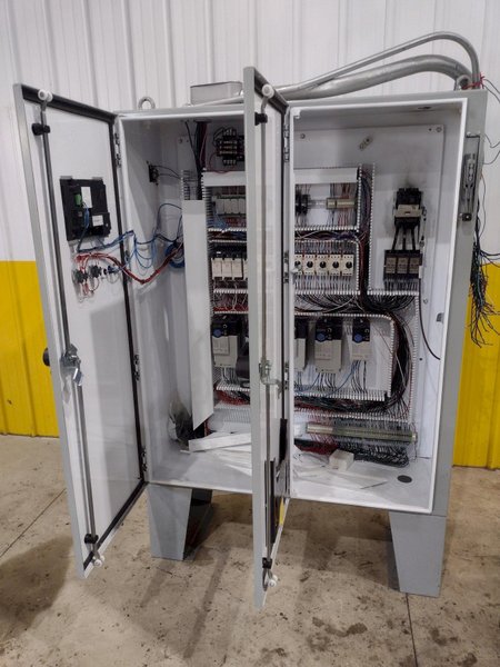 4 WHEEL X 18" VIKING MODEL #MP1809P CHAIN MESH BELT DE-FLASHING / SHOT BLAST MACHINE: STOCK #21636