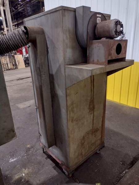 11.4 CU FT A-E-S MODEL #STEELABRATOR B-150 SHOT BLAST BARRELL TUMBLER MACHINE: STOCK #19315