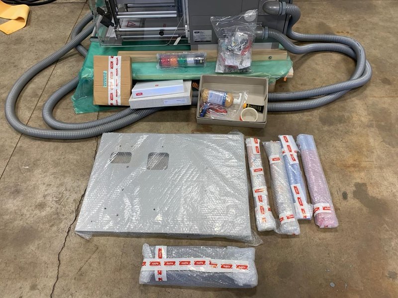 Hapa 800 Webjet LUV DOD Inkjet Foil Printer H-837-T-1C-LR, 2017