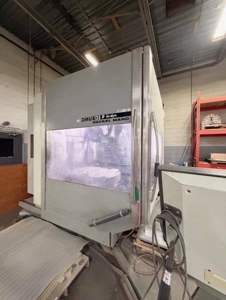 Deckel Maho DMU-125P 5-Axis Vertical Machining Center, 2004 – Heidenhain Control, Pallet Changer, 12,000 RPM