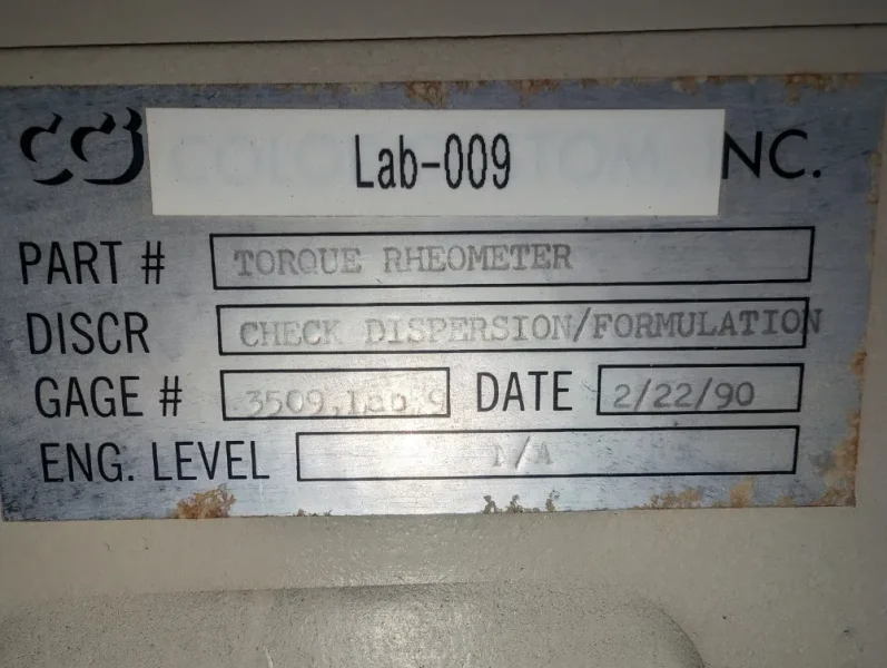 BRABENDER PLASTICORDER