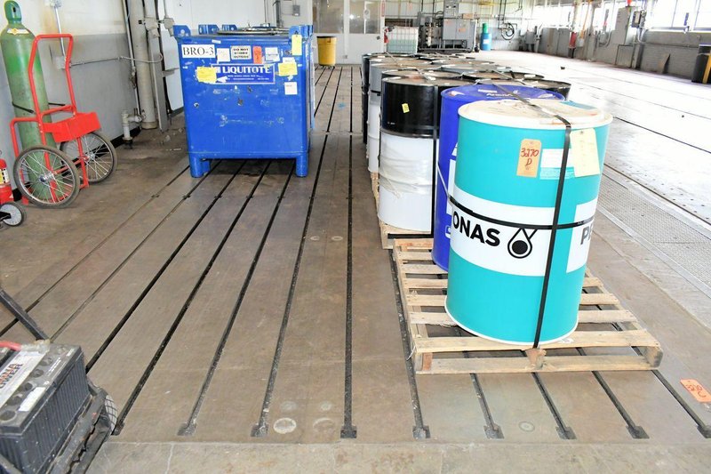 11&#039; X 18&#039; LAKE SHORE T-SLOTTED FLOOR PLATE: STOCK #78511