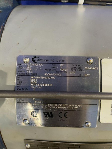 REXROTH 60 HP HYDRAULIC PUMP  -  R902505152/001