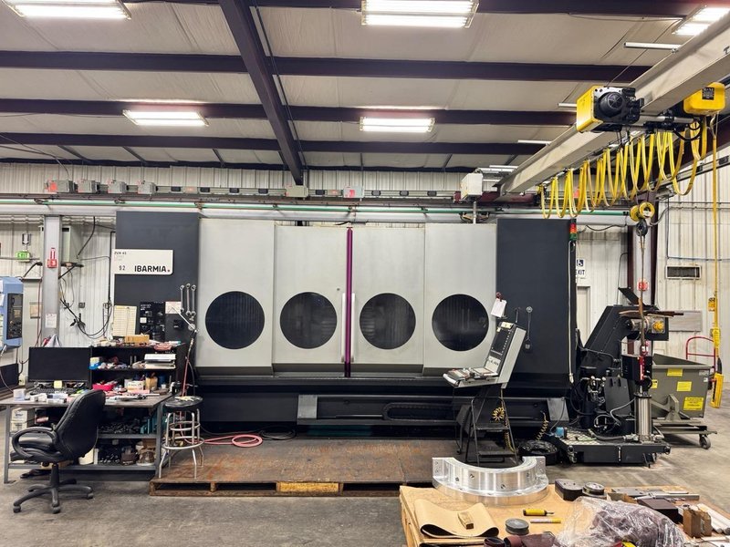 Ibarmia CNC VMC ZVH 45/L3000 Star, 2018 – 5 Axis Machining Center, Heidenhain TNC 640 HSCI Control, Heidenhain HR-510, Renishaw Probe System, Air Through Spindle