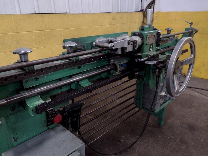 4-1/8&quot; X 48&quot; CARSON MODEL CHP-1H TUBE END PUNCH FORMING MACHINE: STOCK 17891