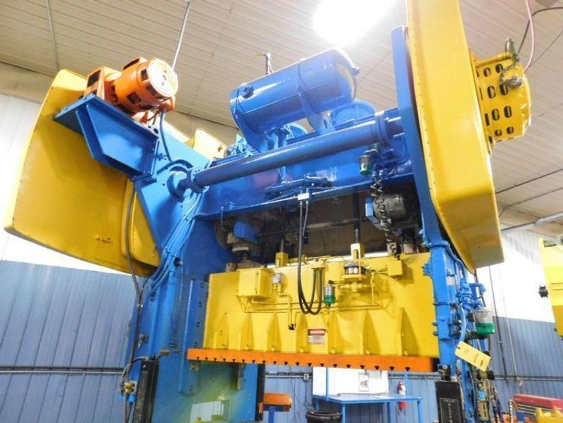 250 ton Niagara Straight Side Used Mechanical Metal Stamping Press Model# PN-250-84-42, Year 1991