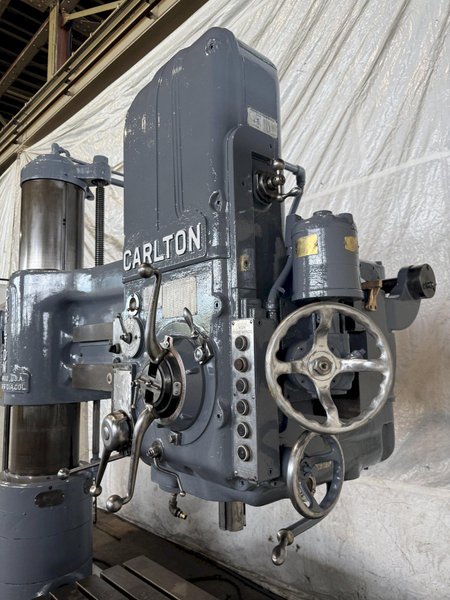 5' X 15" CARLTON MODEL 3A RADIAL ARM DRILL. STOCK # 0434026