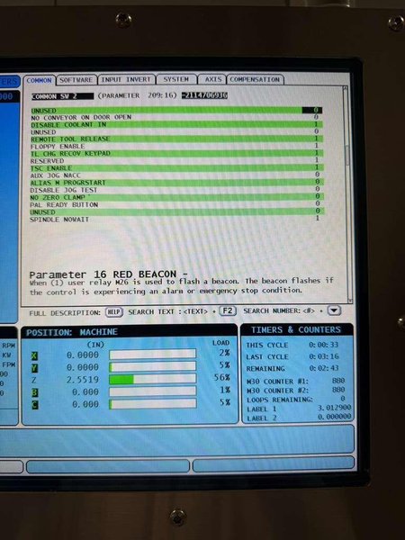 Haas UMC-750 5-Axis CNC Universal Machining Center – 12,000 RPM, 40 ATC, TSC, HSM Mill