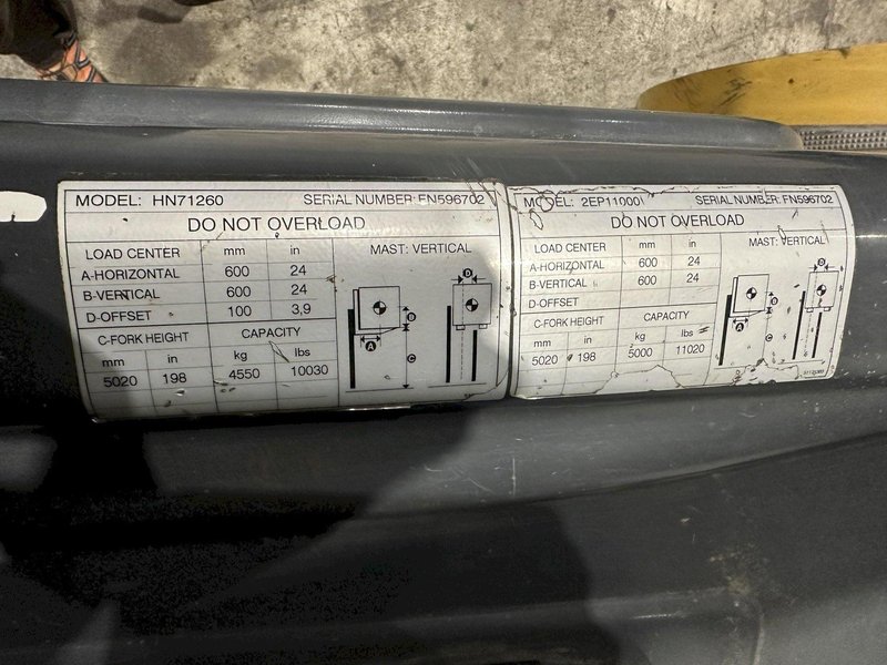 11,000 LBS CAT MODEL #2ET11000 ELECTRIC FORKLIFT, NEW 2019: STOCK #22687