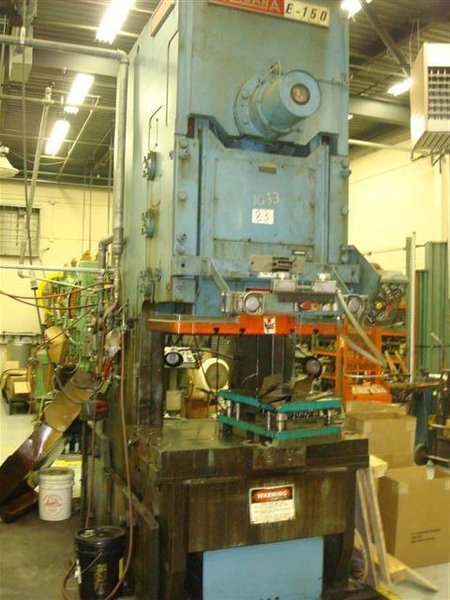 150 TON NIAGARA #E, RACK ECCENTRIC, OBI PRESS, 8" STR.