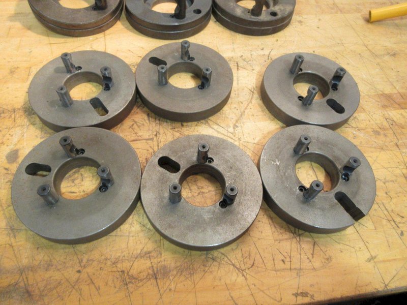 Lathe Drive Plates D1-6 (3) &amp; D1-4 (6)- Auction Item