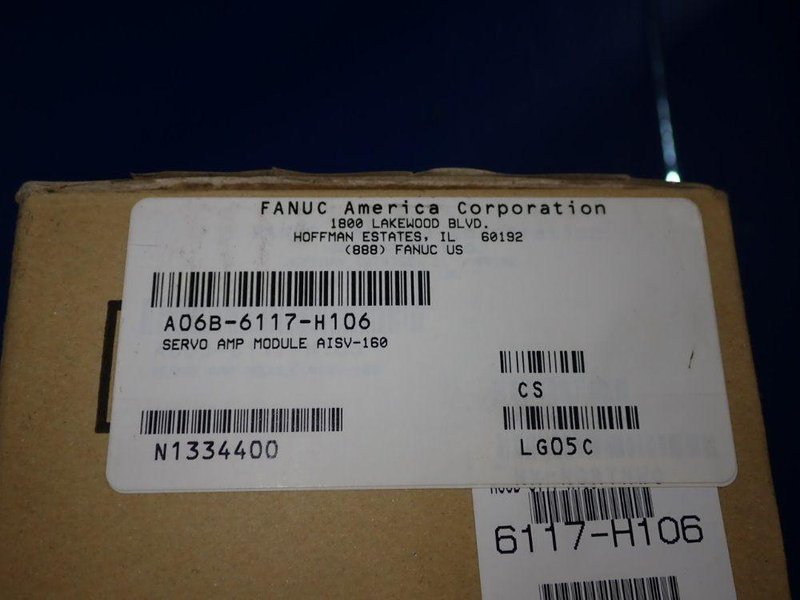FANUC SERVO AMPLIFIER MODULE  -  A06B-6117-H106