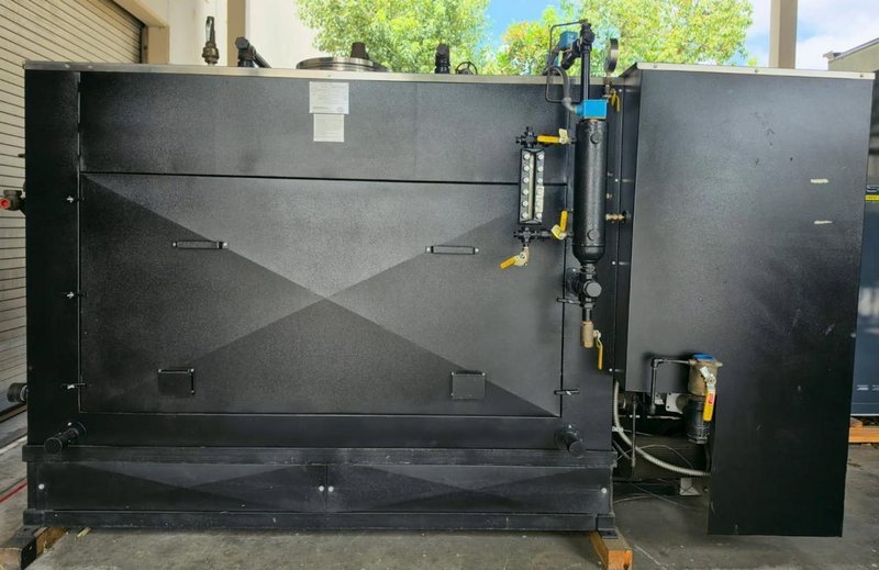 Parker Dual 48 HP Low NOx Steam Boiler System, 2022 – (2) Model 48L Boilers, 150 PSI, Complete Package