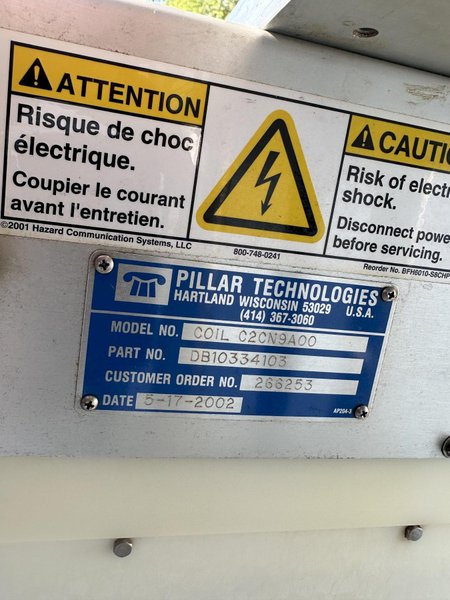 2000 Pillar Technologies U2P Sealer