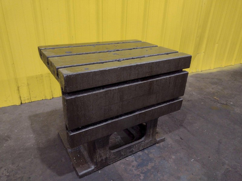 24&quot; X 18&quot; X 21&quot; HIGH CARLTON T SLOTTED DRILL BOX TABLE: STOCK 19963
