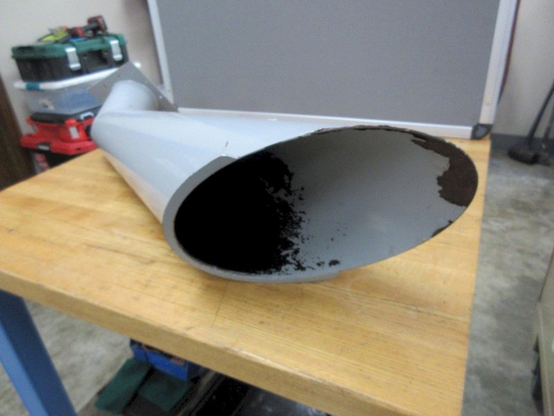 Used Haas Chip Cone, Bolt on Square Flange, For Older Style CNC Machines