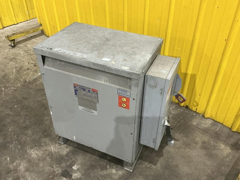 25 KVA OLSUN CLASS AA DRY TYPE TRANSFORMER: YOBRO #24593