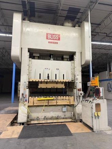 500 Ton Bliss Model SE2-500-96"x 54" Straight Side Twin Gear Drive Straight Side Double Crank Press