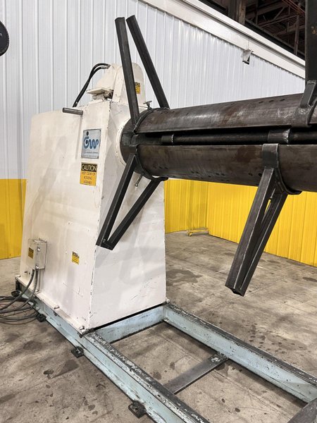 20,000 LBS X 54&quot; X .125&quot; CWP COIL SERVO FEED LINE, REEL, STRAIGHTENER, FEEDER, THREADING TABLE: STOCK #21083