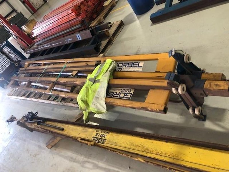 1/2 TON GORBEL CRANE STATION STOCK #2953