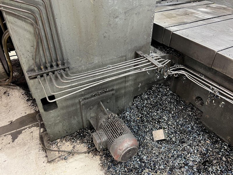 50 HP FRITZ WERNER  DOUBLE SIDED MODEL #FP7V2 HEAVY DUTY DUPLEX MILL/MILLING MACHINE. STOCK # 0309623