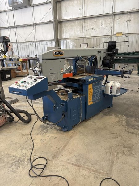 13″ X 18″ Baileigh BS-20SA-DM Dual Miter Semi-Automatic Band Saw, 2025 – Like New