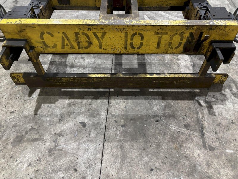 20,000 LBS (10 TON) X 84" X 20"-68" CADY ADJUSTABLE SHEET LIFTER: STOCK #23006