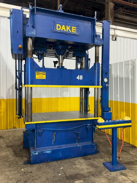 75 TON DAKE MODEL #18-558 HYDRAULIC 4-POST PRESS,  23&quot; STROKE: YOBRO #24084