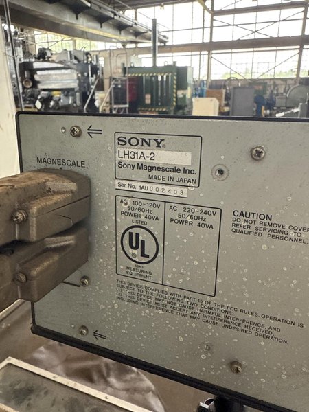 MOORE NO. G18 JIG GRINDER W/ CABINET OF TO0LING. STOCK # 0774725