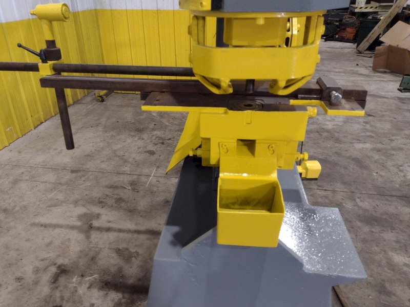 110 TON GEKA MODEL #HYD-110 HYDRUALIC IRONWORKER, NEW 1999: YOBRO #23975