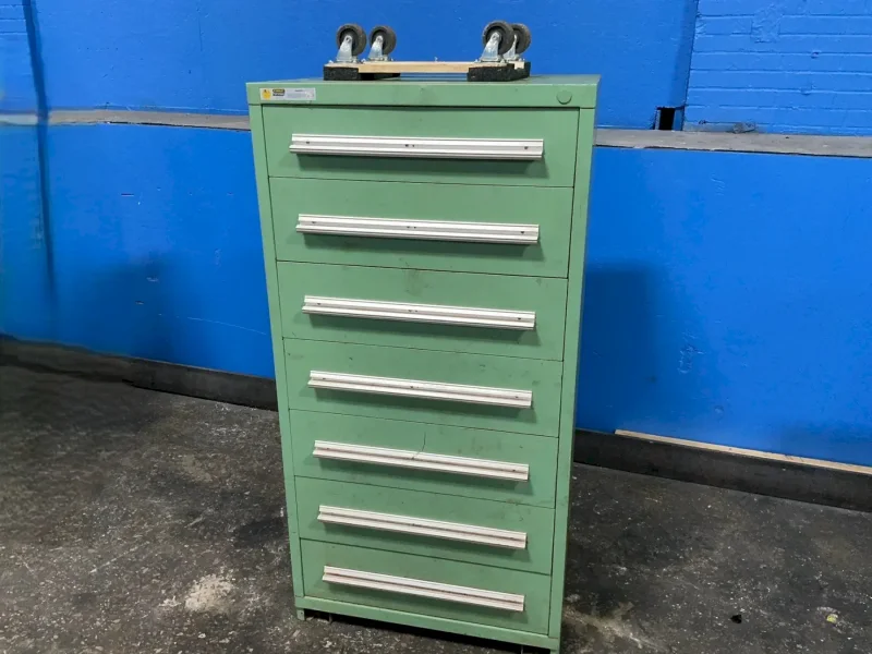 STANLEY VIDMAR 7 @ 25” X 25” X 5” TOOL CABINET