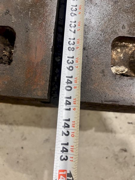 6&#039; X 12&#039; BAY CAST T-SLOT STEEL FLOOR PLATE: STOCK #21667