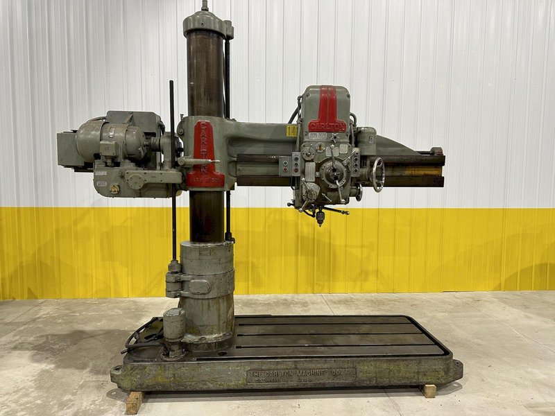 5&#039; x 11&quot; CARLTON RADIAL DRILL: STOCK #20058