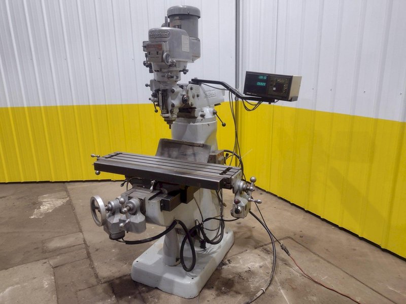 2 HP BRIDGEPORT SERIES 1 VARIABLE SPEED RAM STYLE KNEE MILL : STOCK #19924