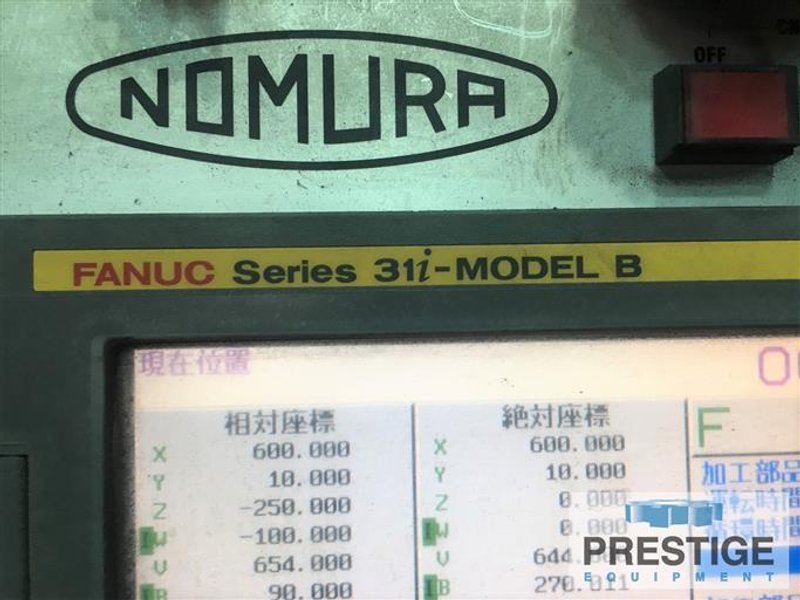 Nomura HBN-135QF CNC Floor Type Boring Mill