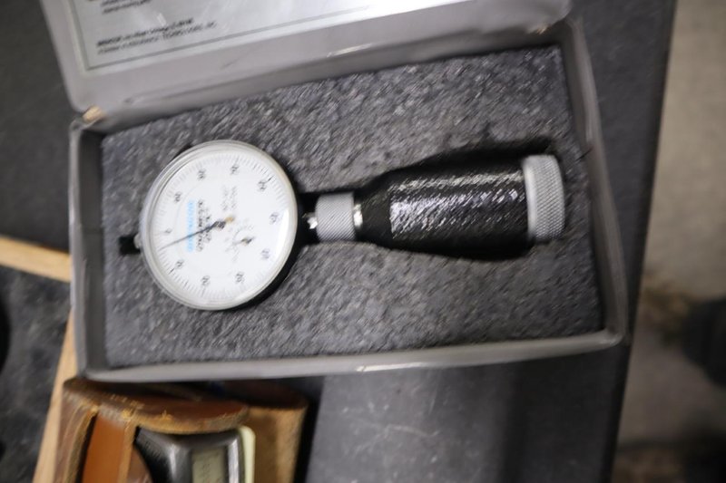 Measuring Tools, Chamfer Checker, Micrometers, Bore Guages, Caliper, Guage Blocks- Auction Item