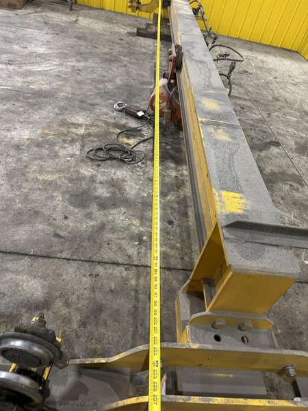 3 TON X 17' CLEVELAND TRAMRAIL UNDERSLUNG BRIDGE CRANE W/3-TON CM LODESTAR HOIST: STOCK #23053