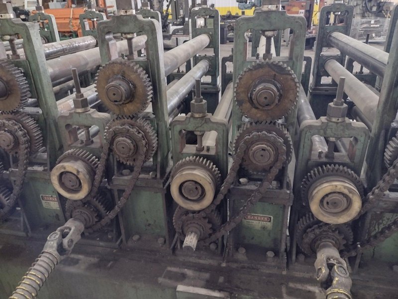 14 STAND X 3.5&quot; X 50&quot; ASC DOUBLE DECK DUAL HEIGHT PANEL ROLLFORMER: STOCK #14732