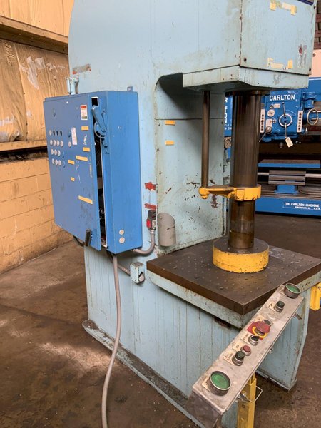 50 TON HANNIFIN HYDRAULIC C-FRAME PRESS: STOCK #81140