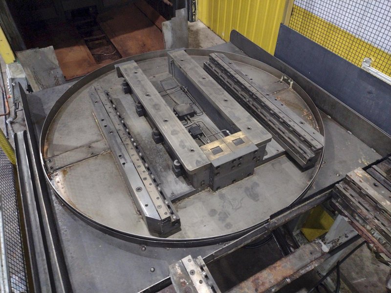 74" X 74" STOELTING MODEL #CSW8121 AUTOMATIC WASHER, WITH FLIP-UP DIE STATION POWERED INFEED, NEW 2012: YOBRO #25172