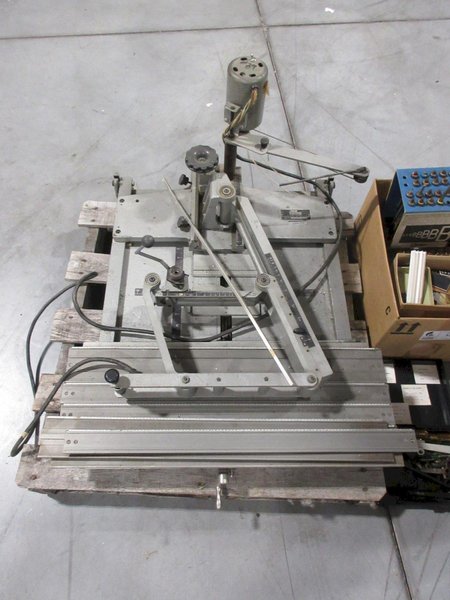 New Hermes Engravograph Machine with Letter/Number Stencils and Engraving Tools- Auction Item
