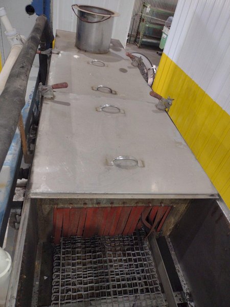 17034: 3 STAGE X 12&quot; WIDE FLO-MATIC MODEL #C20-2-1BELT CONVEYOR STAINLESS STEEL HEATED PARTS WASHER: STOCK #17034