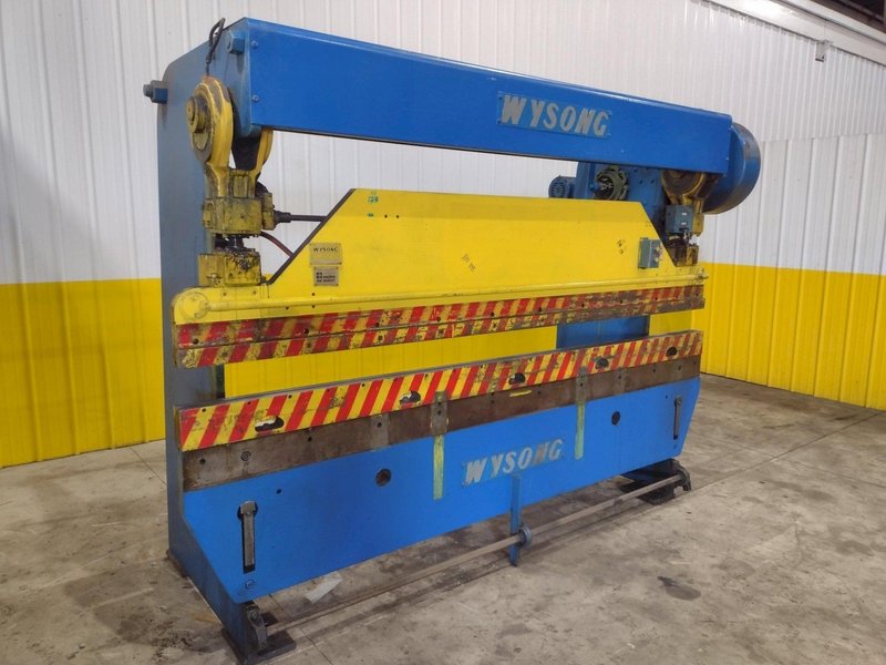 55 TON X 10&#039; WYSONG MODEL #55-8 MECHANICAL PRESS BRAKE: STOCK #22730