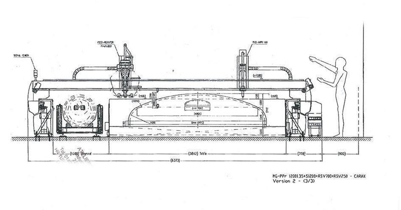 MicroStep CNC Plasma - 12 000 x 3500 mm plate/tube/dome 3D