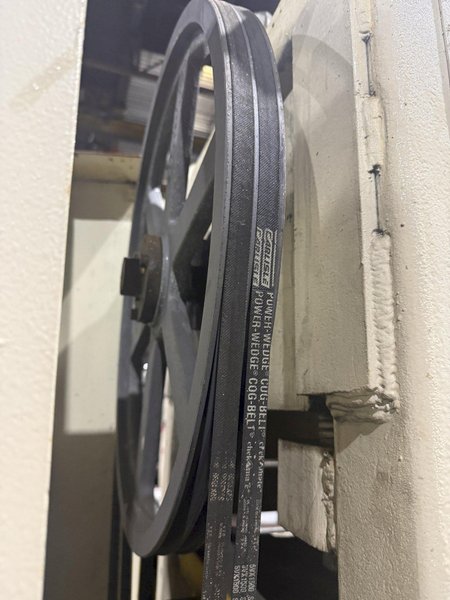 48” WIDE x 30 HP MECHANICAL IN-LINE COIL PRESS &amp; SHEAR WITH PLC VARIABLE SPEED DRIVE: STOCK #22968