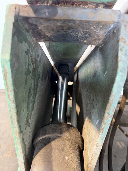 6,000 LB X 48" LBS BRANER HYDRAULIC DOWNLAYER TABLE. STOCK # 0435626