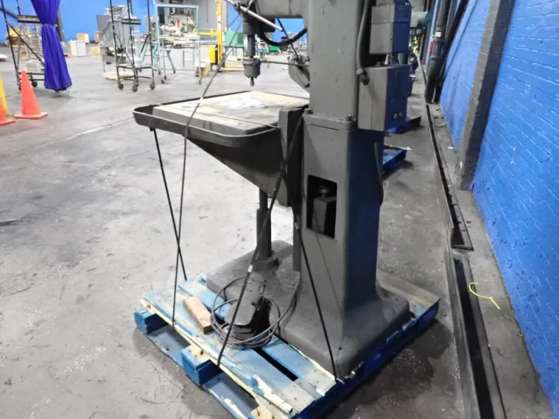 EDLUND MACHINERY CO. 26" X 26" DRILL PRESS  -  2F1S